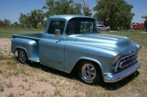 Custom 1957 Chevy Truck Vehicle Details Chevrolet: Used Classic Cars