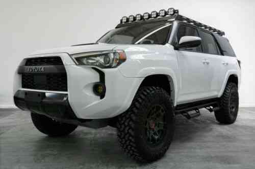 Toyota 4runner Trd Pro White Exterior Black Interior 21 Used Classic Cars