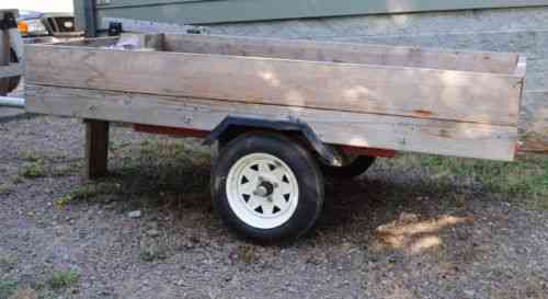 Homemade Homemade 4 X 7 Open Box Utility Trailer: 2 X 6: Vans, SUVs ...