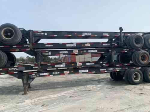 40 Shipping Container Chassis Fhwa Compliant Stacks Of 5 Vans Suvs And Trucks Cars