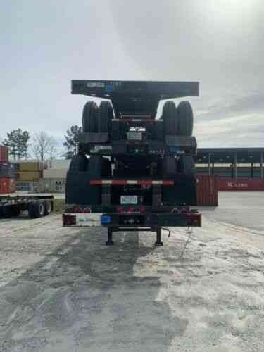 40 Shipping Container Chassis Fhwa Compliant Stacks Of 5 Vans Suvs And Trucks Cars