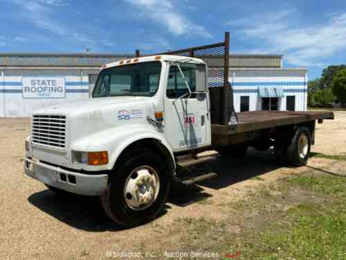 International 4700 Flatbed Stakebed Truck 7. 3l Diesel: Vans, SUVs, and ...