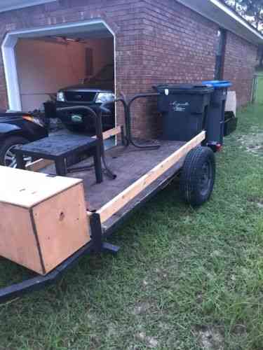 4x8 Trailer Home Built 4x8 Trailer With Storage Box On: Vans, SUVs, and ...