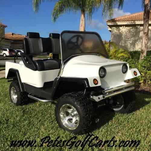 Club Car Custom Golf Cart Jeep Wrangler Body Kit - Like: Vans, SUVs ...