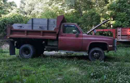 Dump Truck 1 Ton Dually Chevy 4x4 400 Small Block 400: Vans, SUVs, and ...