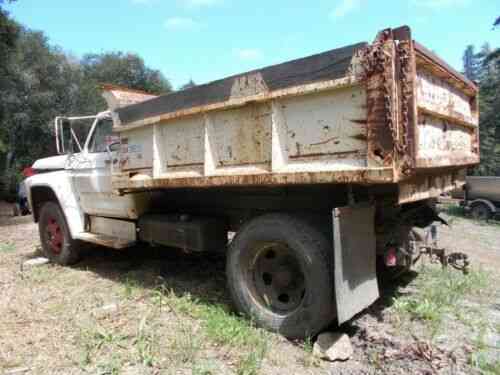 Dump Truck Ford Truck F 600 Dump 10 X 7ft Bed 10 X 22 5 Tires Vans Suvs And Trucks Cars