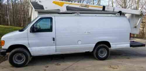 cargo van with bucket lift for sale