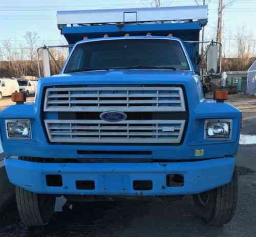 Ford F800 (1989) Ford F800 Dump Truck Used / Runs Great: Vans, SUVs ...