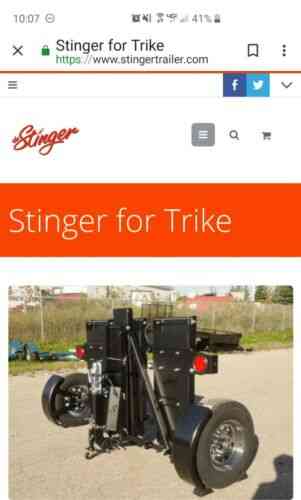 stinger trike trailer