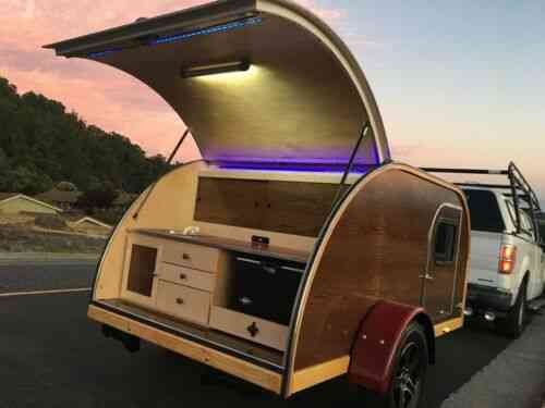 Teardrop Trailer Custom Built Hand Made 5 X 9 Teardrop: Vans, SUVs, and ...