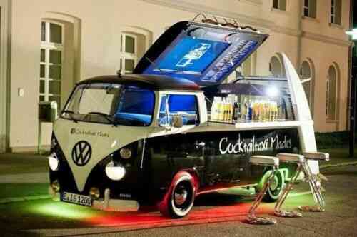 Vw Bus Retro Food Truck Bussines Truck Pleasure Costume